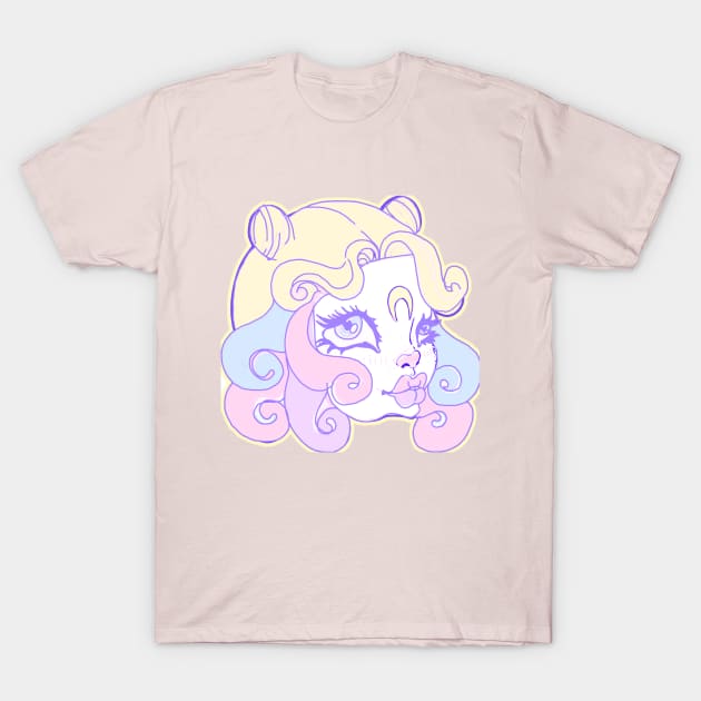 Pastel Girl T-Shirt by Flowersintheradiator